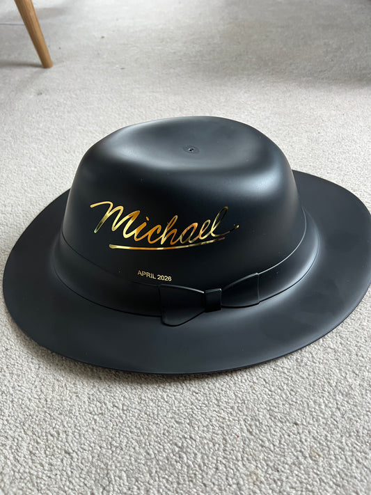 The Michael Jackson Movie Popcorn Fedora Hat Bucket 2026 SHIP INTERNATIONAL ✅