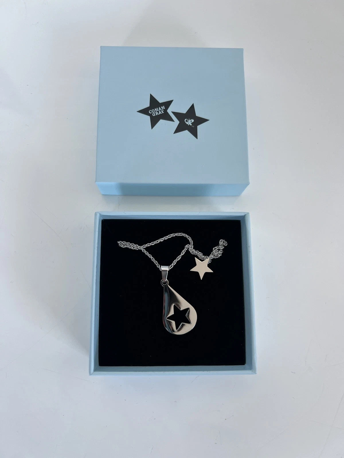 Olivia Rodrigo X Conan Gray Interlocking Friendship Star Necklace Set New