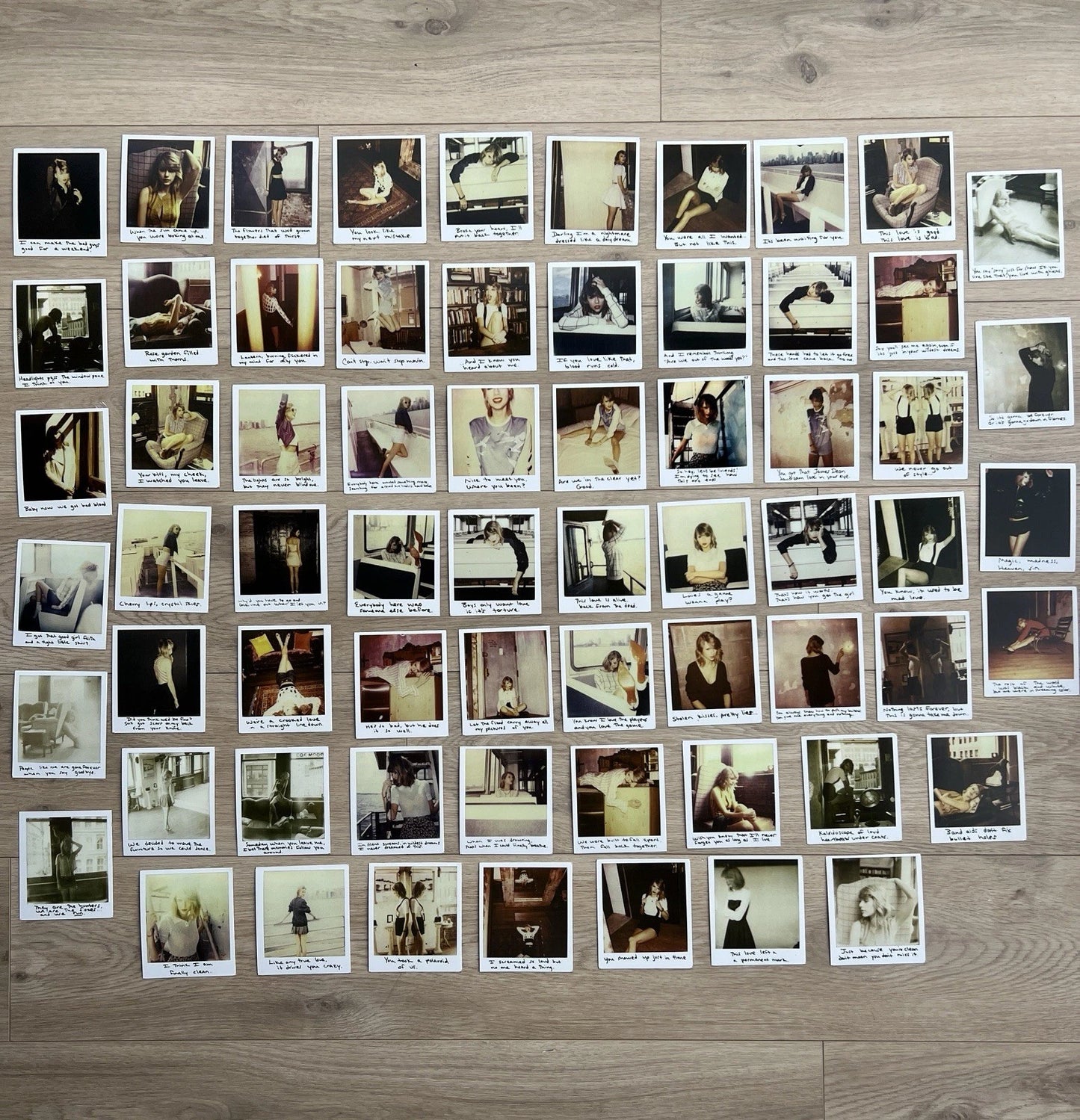 Taylor Swift 1989 Custom Polaroids Set Complete #65