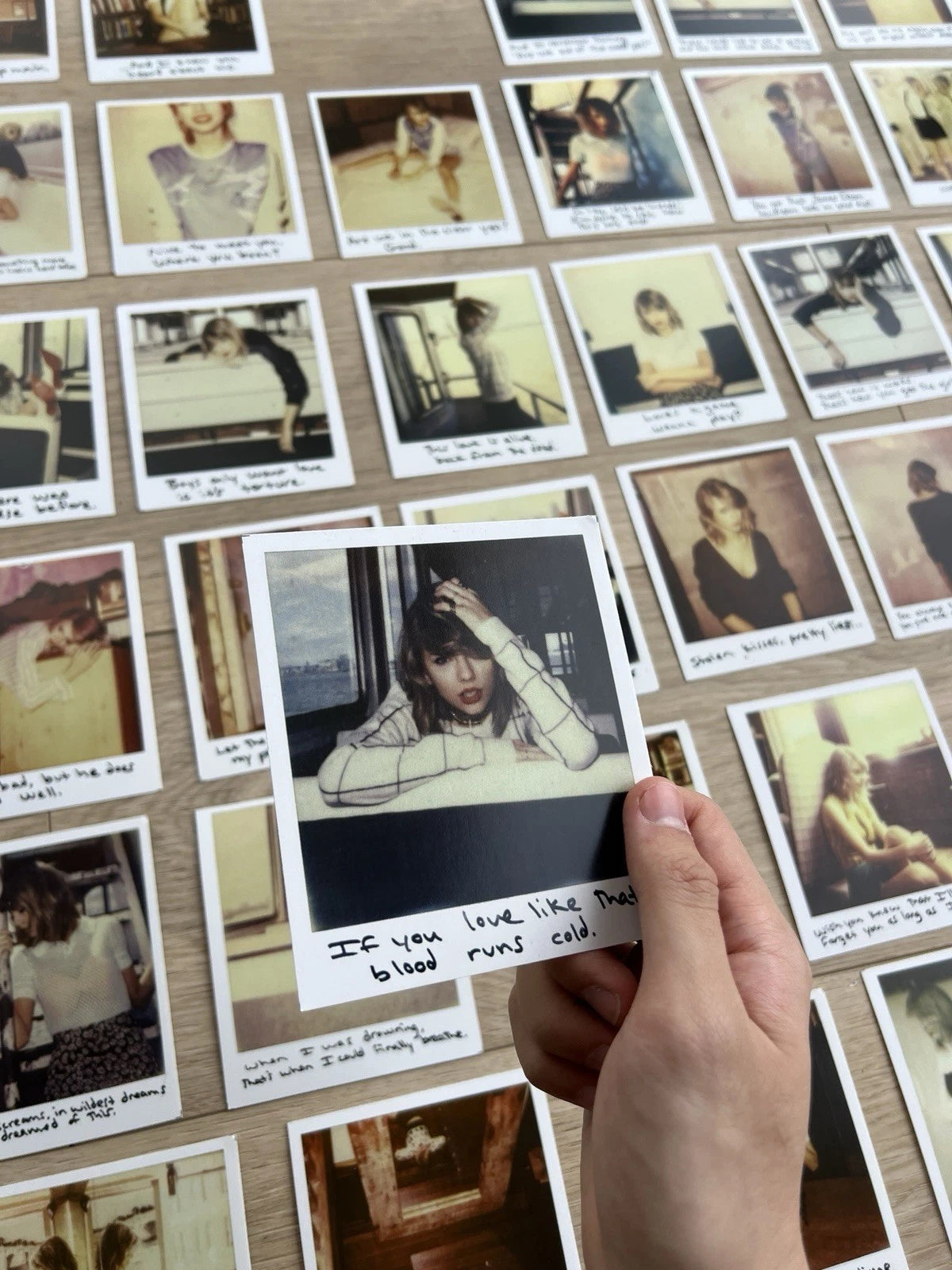 Taylor Swift 1989 Custom Polaroids Set Complete #65