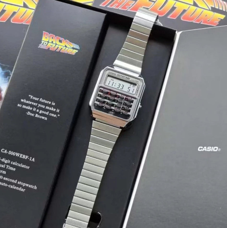 Back to the Future 'OUTATIME' Watch Limited Edition Casio X CA-500WEBF-1A