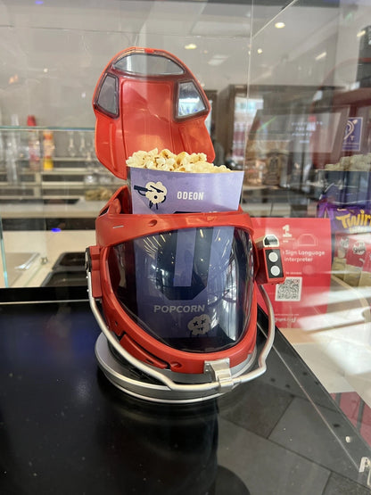 Project Hail Mary Limited Edition Helmet Popcorn Bucket and Collectors Cup Odeon