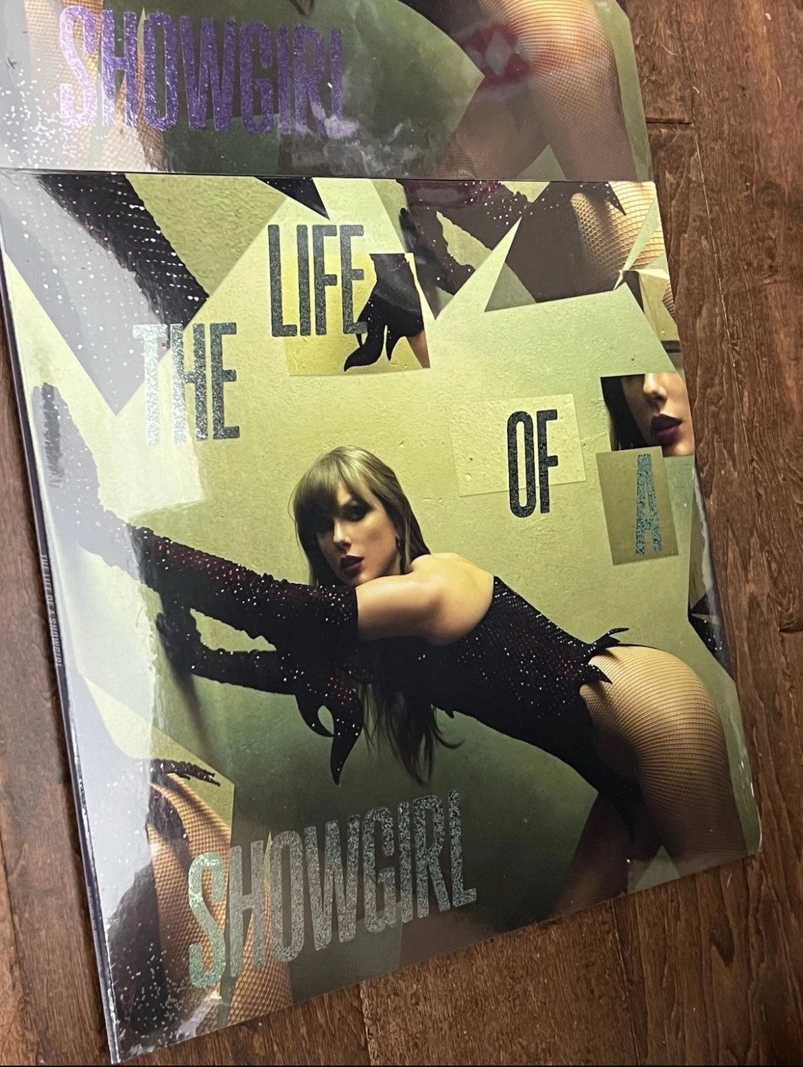 Taylor Swift Life Of A Showgirl Shiny Bug Violet + Wintergreen Vinyl Set IN HAND SEALED