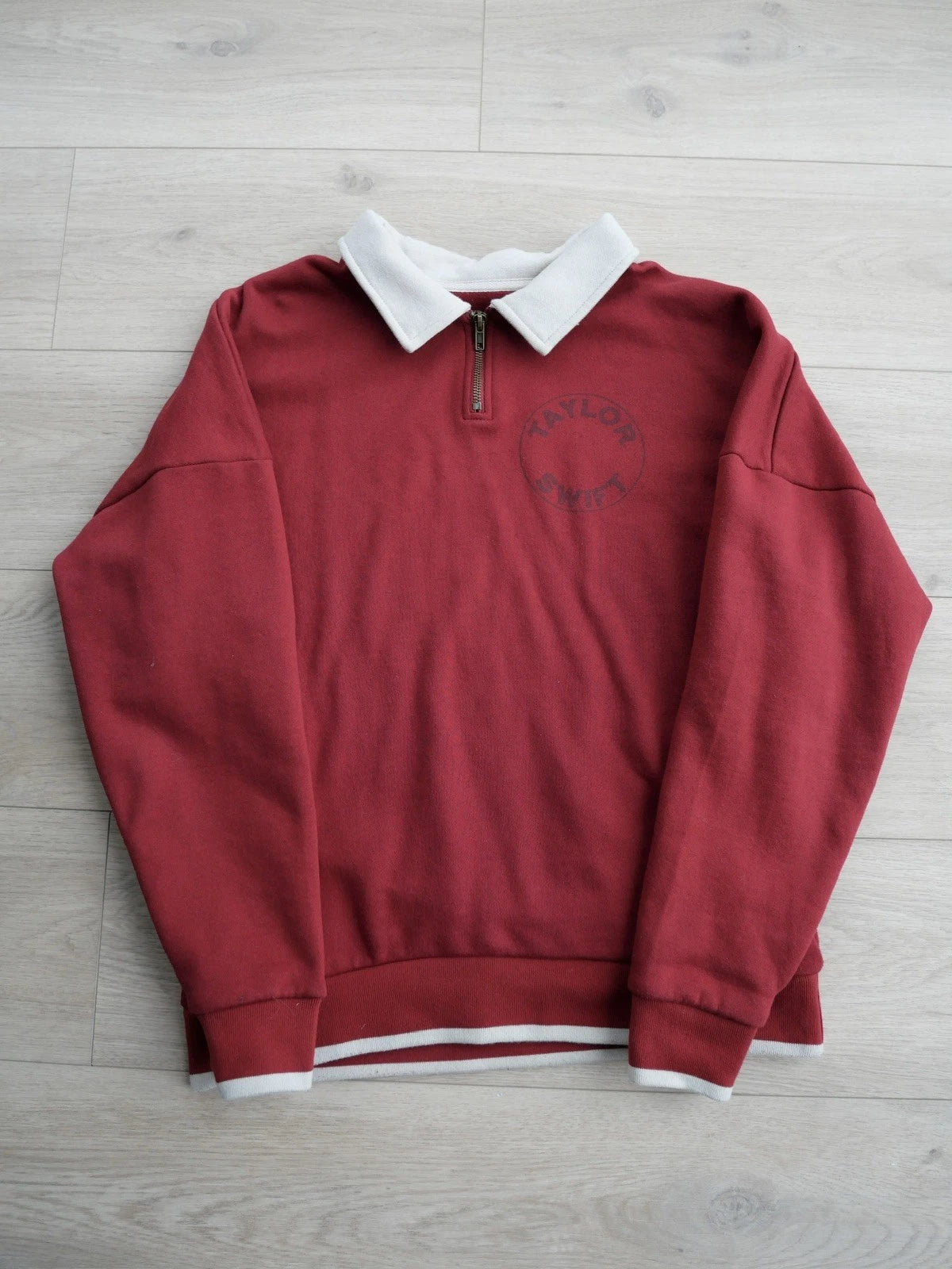 RED (TAYLOR'S VERSION) I REMEMBER IT ALL TOO WELL ZIP POLO NWT SIZE MEDIUM