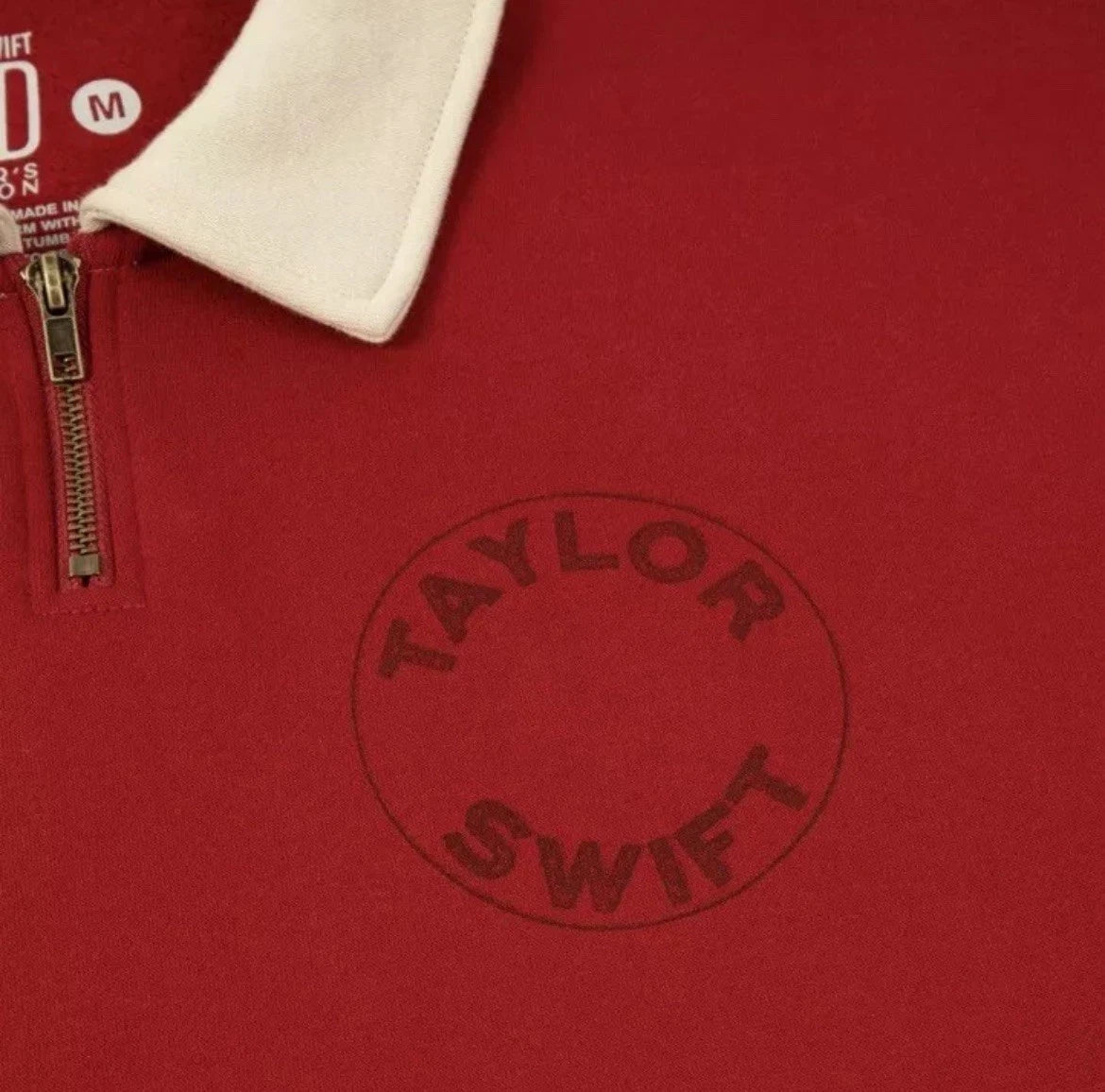 RED (TAYLOR'S VERSION) I REMEMBER IT ALL TOO WELL ZIP POLO NWT SIZE MEDIUM