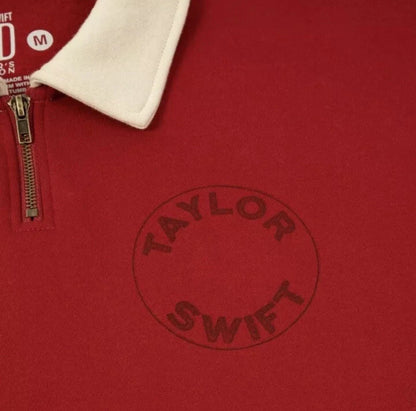 RED (TAYLOR'S VERSION) I REMEMBER IT ALL TOO WELL ZIP POLO NWT SIZE MEDIUM