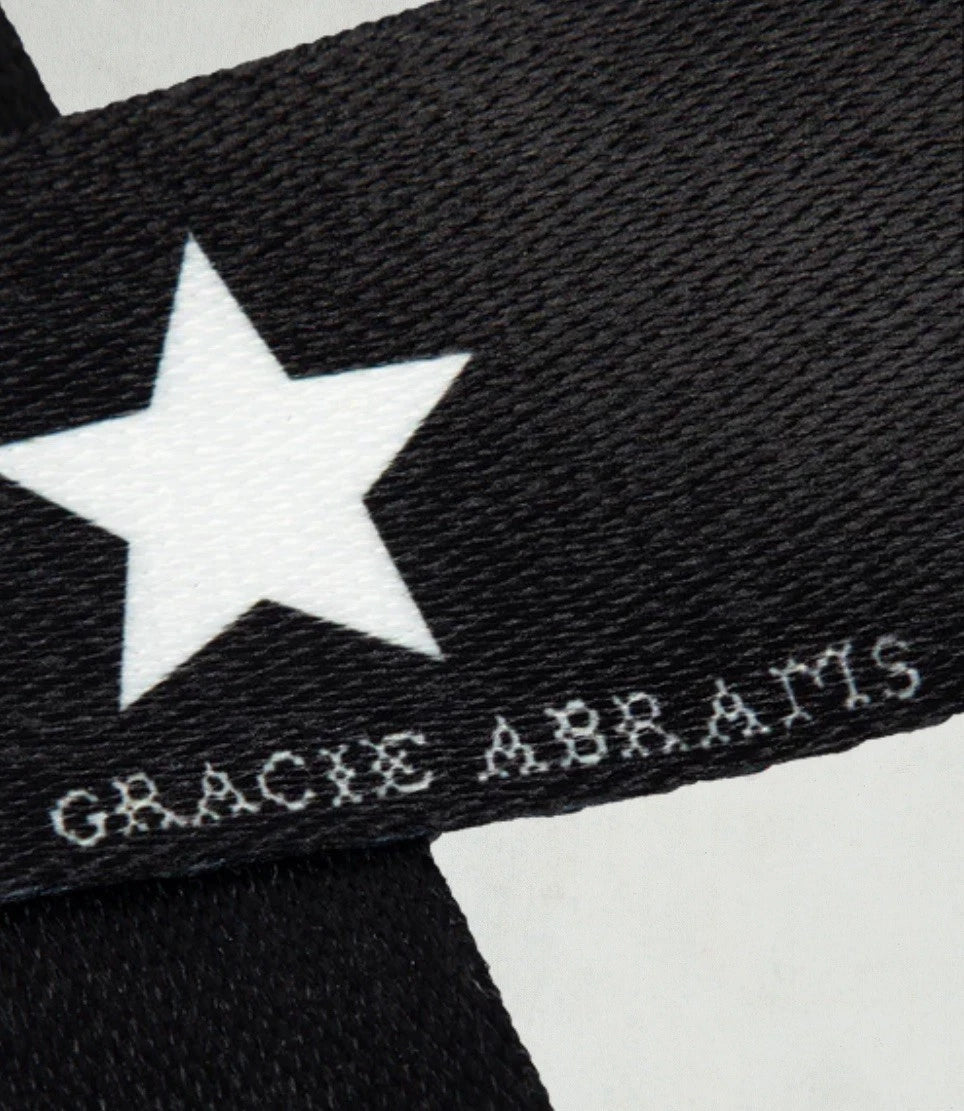 Gracie Abrams Guitar Strap Star Pattern Authentic
