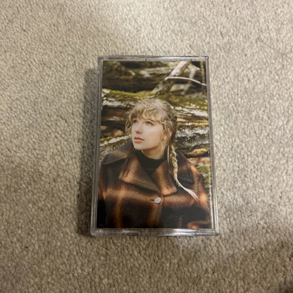 TAYLOR SWIFT CASSETTE EVERMORE- Custom Made Grey Shell SEALED