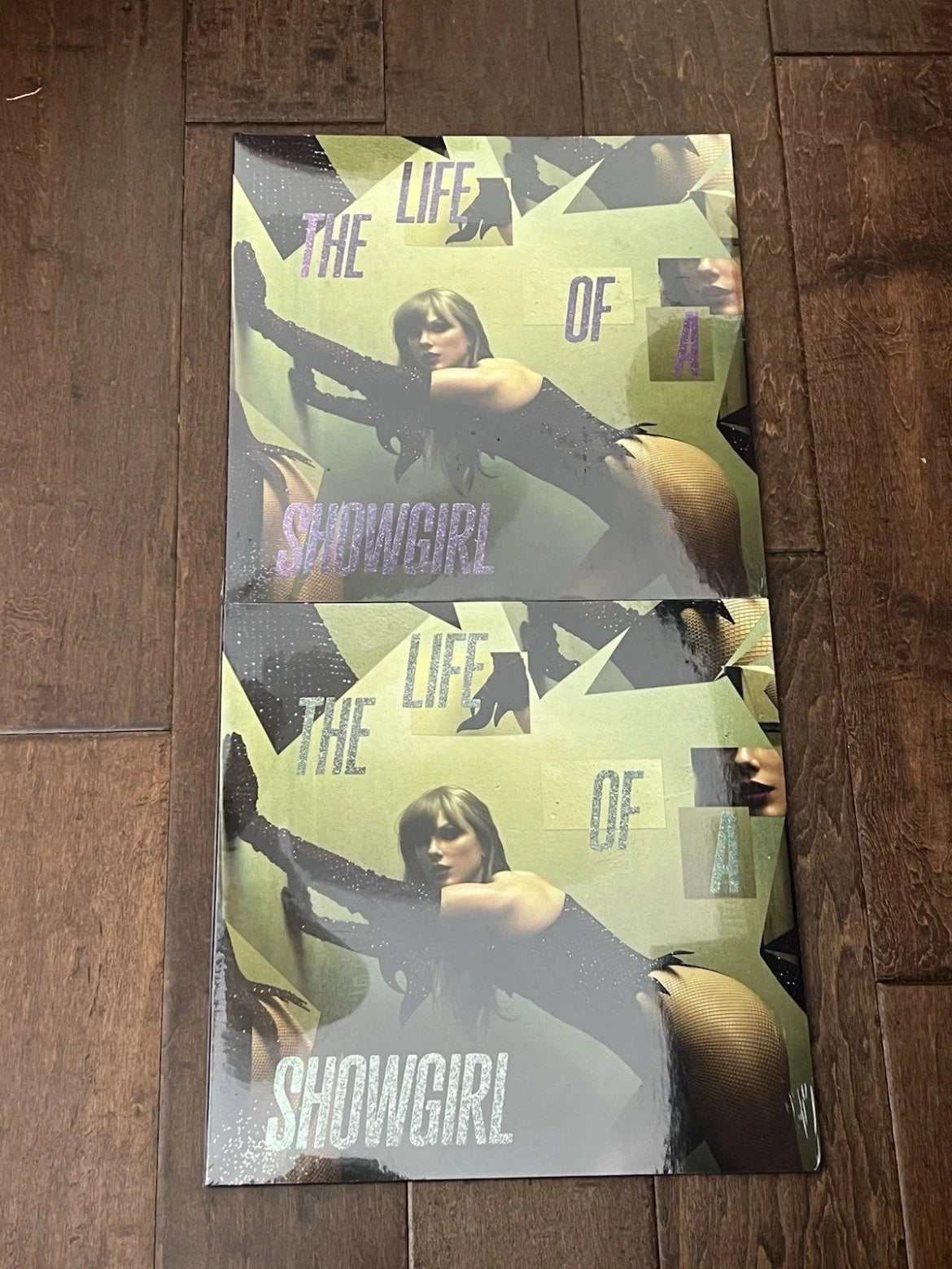 Taylor Swift Life Of A Showgirl Shiny Bug Violet + Wintergreen Vinyl Set IN HAND SEALED