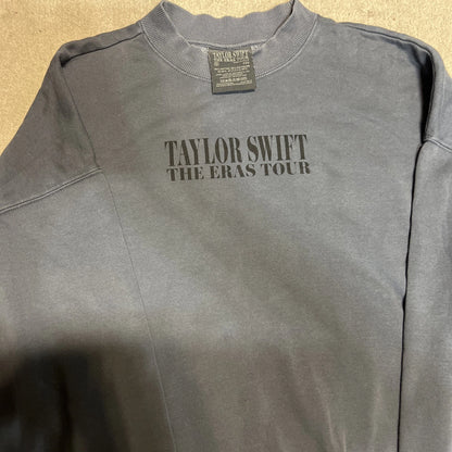 Taylor Swift Eras Tour Blue Crewneck - Size Small - Official Tour Merchandise
