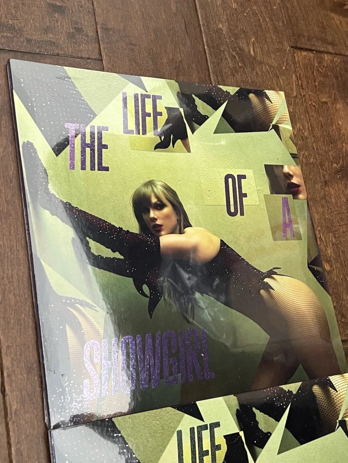 Taylor Swift Life Of A Showgirl Shiny Bug Violet + Wintergreen Vinyl Set IN HAND SEALED