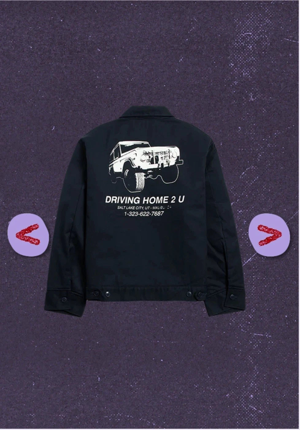 Olivia Rodrigo Sour Work Jacket Blue Navy Dickies Size Medium UK