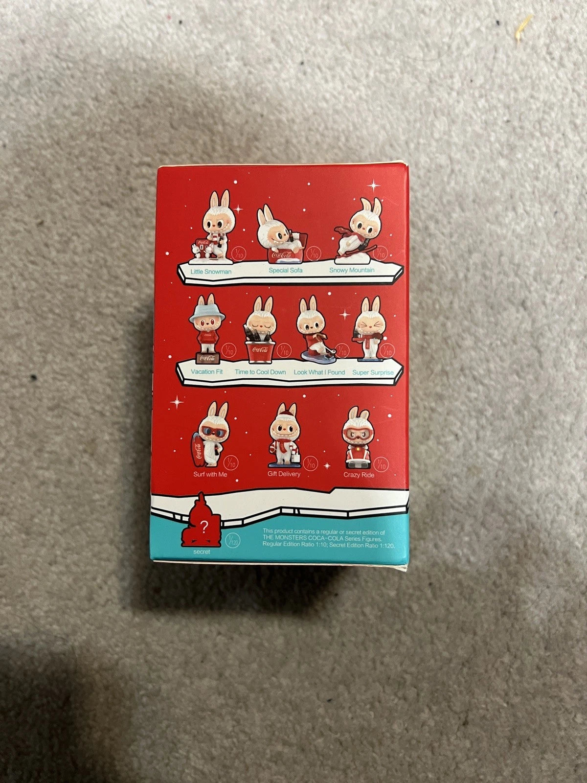 OFFICIAL GENUINE POP MART THE MONSTERS LABUBU COCA-COLA SERIES BLIND BOX FIGURE